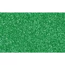 (572VD) FAMA GOMA EVA 50X70CM GROSOR 2MM GLITTER VERDE PACK 10 UD