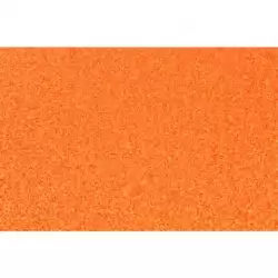 (572ZG10) FAMA GOMA EVA 50X70CM GROSOR 2MM GLITTER NARANJA PACK 10 UD