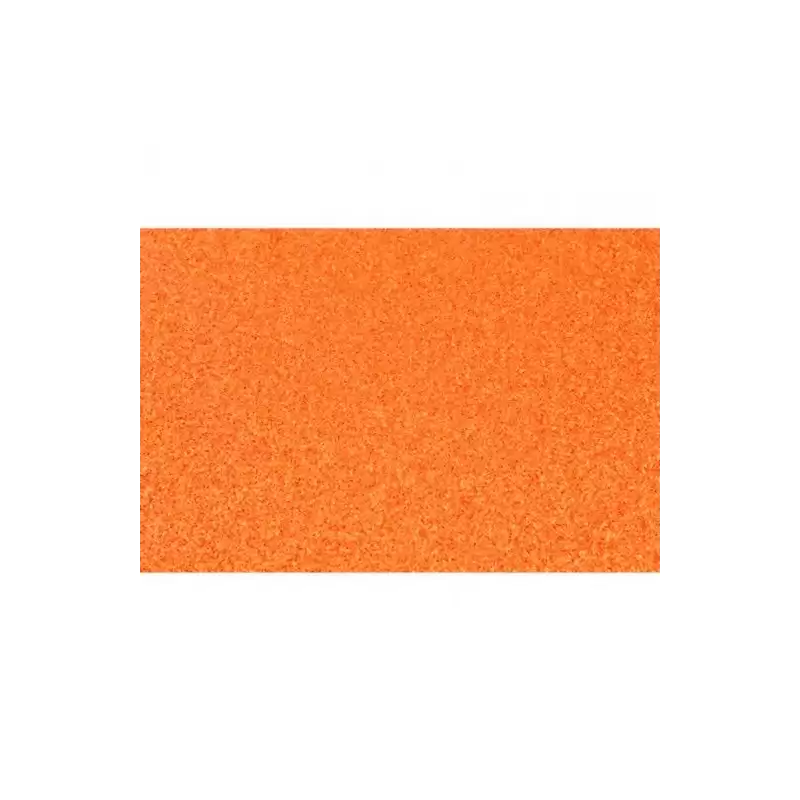 (572ZG10) FAMA GOMA EVA 50X70CM GROSOR 2MM GLITTER NARANJA PACK 10 UD
