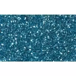 (572ZG16) FAMA GOMA EVA 50X70CM GROSOR 2MM GLITTER AZUL TURQUESA PACK 10 UD