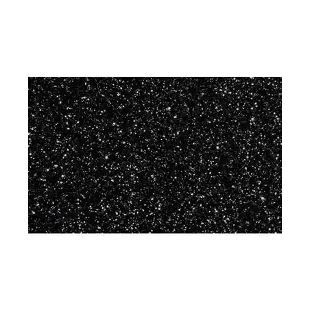 (572ZG19) FAMA GOMA EVA 50X70CM GROSOR 2MM GLITTER NEGRO PACK 10 UD