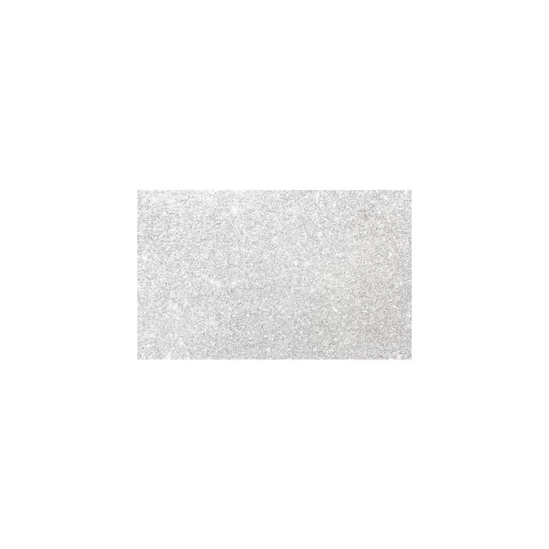 (572ZG40) FAMA GOMA EVA 50X70CM GROSOR 2MM GLITTER BLANCO PACK 10 UD