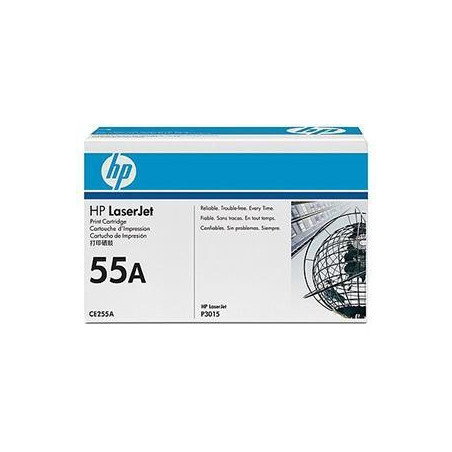 (CE255A) HP TONER NEGRO LASERJET P3011/P3015 - 55A