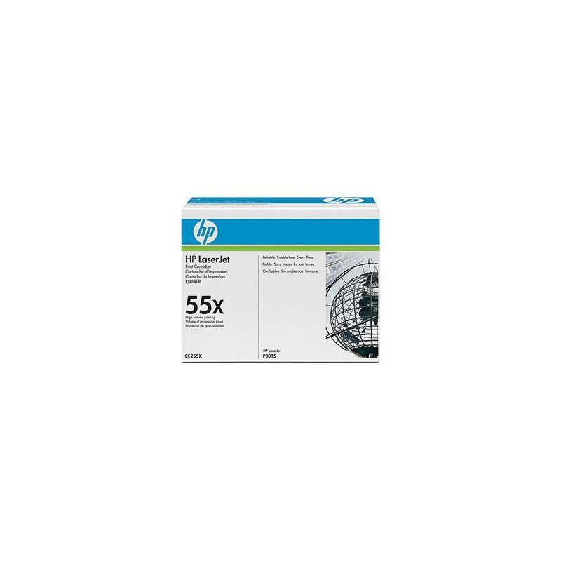 (CE255X) HP TONER NEGRO LASERJET P3011/P3015 - 55 X