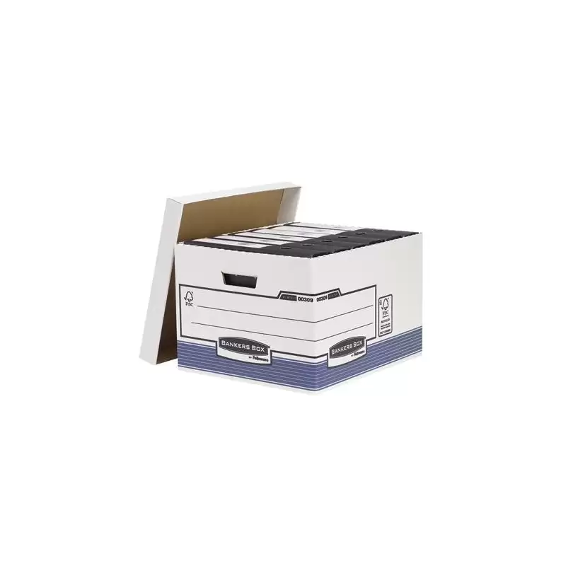 (0030901) FELLOWES CONTENEDOR DE ARCHIVOS FOLIO SYSTEM AZUL/BLANCO