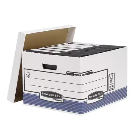 (0030901) FELLOWES CONTENEDOR DE ARCHIVOS FOLIO SYSTEM AZUL/BLANCO