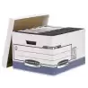 (0030901) FELLOWES CONTENEDOR DE ARCHIVOS FOLIO SYSTEM AZUL/BLANCO