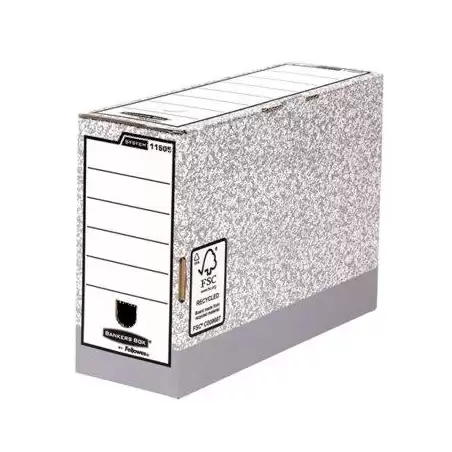 (1080501) FELLOWES CAJA DE ARCHIVO DEFINITIVO 100MM A4 GRIS