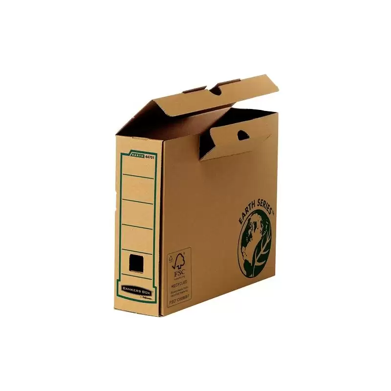 (4470101) FELLOWES CAJA DE ARCHIVO DEFINITIVO 80MM A4 EARTH SERIES NATURA