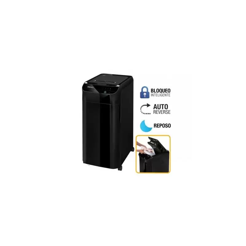 (4964101) FELLOWES DESTRUCTORA AUTOMÁTICA AUTO-MAX 350C CORTE EN PARTICULAS