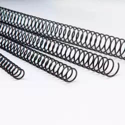 (5110301) FELLOWES ESPIRAL METÁLICA PASO 5:1 10MM A4 NEGRO PACK 100 UD