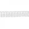 (5113601) FELLOWES ESPIRAL METÁLICA PASO 5:1 22MM A4 BLANCO PACK 100 UD