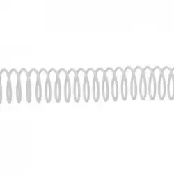 (5114801) FELLOWES ESPIRAL METÁLICA PASO 5:1 46MM A4 BLANCO PACK 25 UD