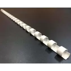 (5330003) FELLOWES CANUTILLO 6MM PLÁSTICO BLANCO PACK 25 UD