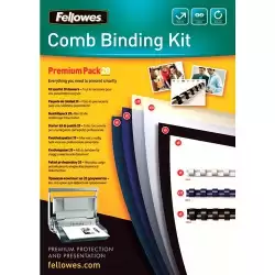(5371801) FELLOWES KIT DE ENCUADERNACIÓN PREMIUM 20 DOCUMENTOS