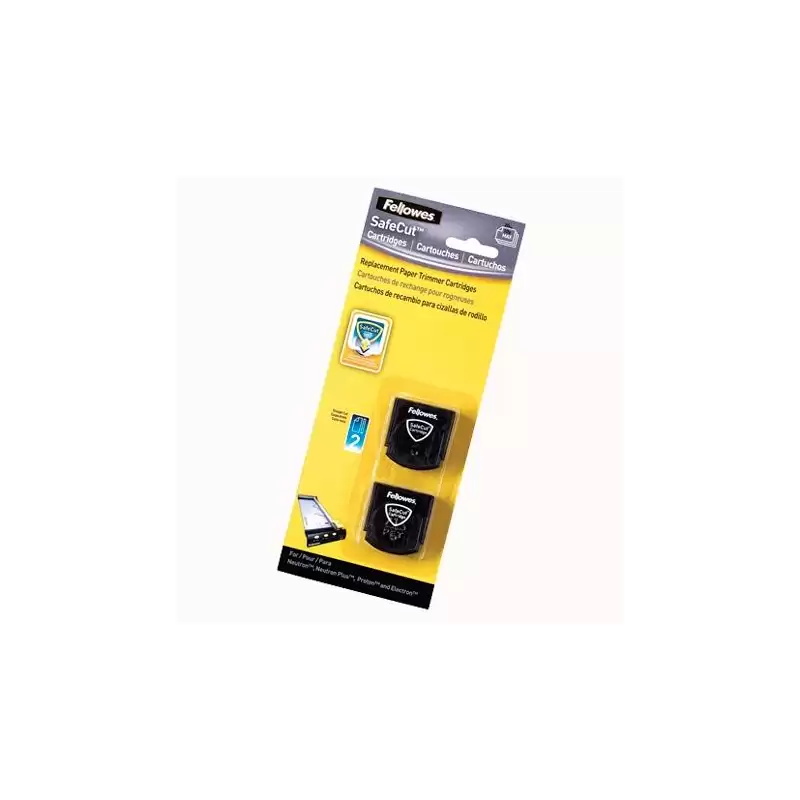 (5411401) FELLOWES CUCHILLAS CORTE RECTO PARA CIZALLA PACK 2 UD