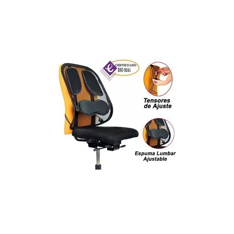 (8029901) FELLOWES RESPALDO ERGONÓMICO DE REJILLA MESH PROFESIONAL