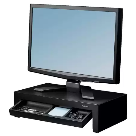 (8038101) FELLOWES SOPORTE PARA MONITOR DESIGNER SUITES REGULABLE EN ALTURA NEGRO