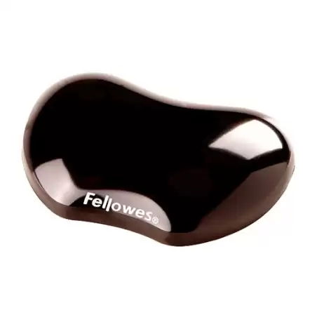 (9112301) FELLOWES REPOSAMUÑECAS GEL FLEXIBLE CRYSTAL NEGRO