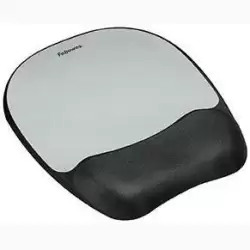 (9175801) FELLOWES ALFOMBRILLA CON REPOSAMUÑECAS MEMORY FOAM PLATEADO