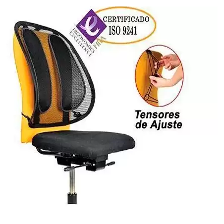 (9191301) FELLOWES RESPALDO ERGONÓMICO DE REJILLA MESH OFFICE SUITES OFICINA