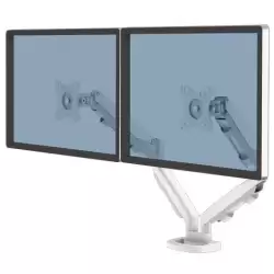 (9683501) FELLOWES BRAZO BLANCO PARA MONITOR DOBLE EPPA TM