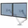 (9683501) FELLOWES BRAZO BLANCO PARA MONITOR DOBLE EPPA TM