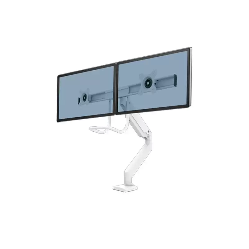 (9909401) FELLOWES BRAZO BLANCO PARA MONITOR DOBLE EPPA TM C/ TRAVESAÑO