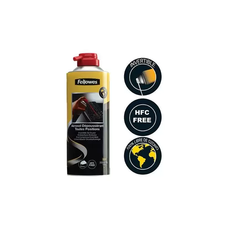 (9974804) FELLOWES SPRAY DE AIRE A PRESIÓN SIN HFC INVERTIBLE 200ML