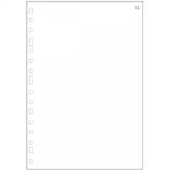 (4032009) FINOCAM RECAMBIO MULTITALADRO LISO FOLIO 3016