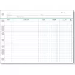 (4175602) FINOCAM RECAMBIO MULTIFIN CUENTAS CORRIENTES 3006 FOLIO APAISADO 50H 90GR