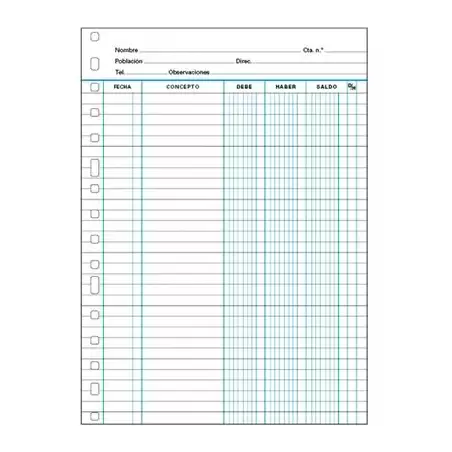 (4175906) FINOCAM RECAMBIO MULTITALADRO CUENTAS CORRIENTE FOLIO 3016