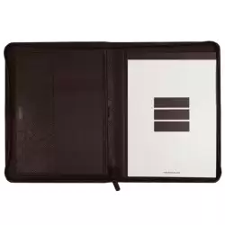 (5098060) FINOCAM PORTADOCUMENTOS FOCUS CREMALLERA A4 POLIURETANO EFECTO PIEL NEGRO