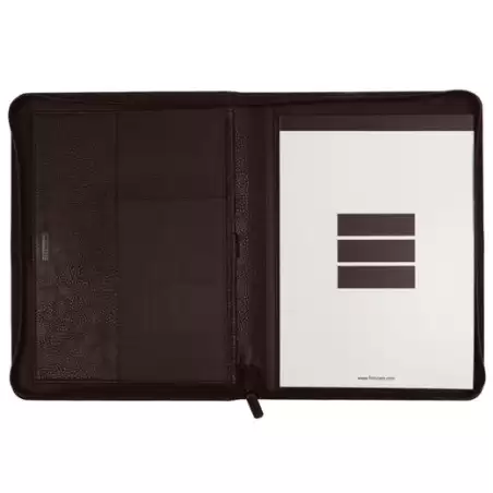 (5098060) FINOCAM PORTADOCUMENTOS FOCUS CREMALLERA A4 POLIURETANO EFECTO PIEL NEGRO