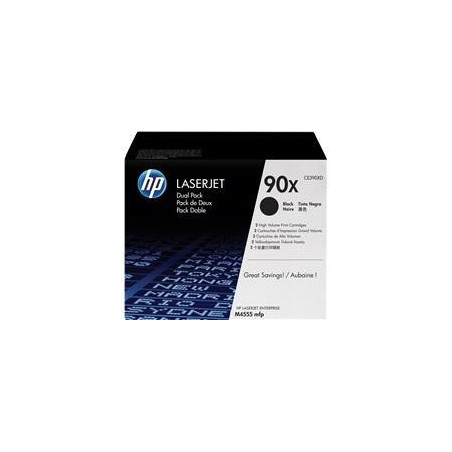 (CE390XD) HP LASERJET M4555MFP TONER NEGRO 90X (PACK 2)