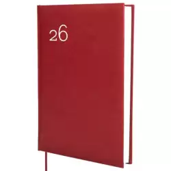 (625187426) FINOCAM AGENDA DYNAMIC MILANO Y11-165X240MM 1DP TAPA DURA BURDEOS 2026