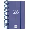 (741081026) FINOCAM AGENDA ESPIRAL YEAR E3-79X127MM 1DP TAPA PP AZUL 2026