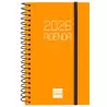 (742712926) FINOCAM AGENDA ESPIRAL OPAQUE E3-79X127MM SVH TAPA PP NARANJA 2026