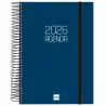 (742911026) FINOCAM AGENDA ESPIRAL OPAQUE E10-155X212MM 1DP TAPA PP AZUL 2026