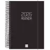 (742916026) FINOCAM AGENDA ESPIRAL OPAQUE E10-155X212MM 1DP TAPA PP NEGRO 2026