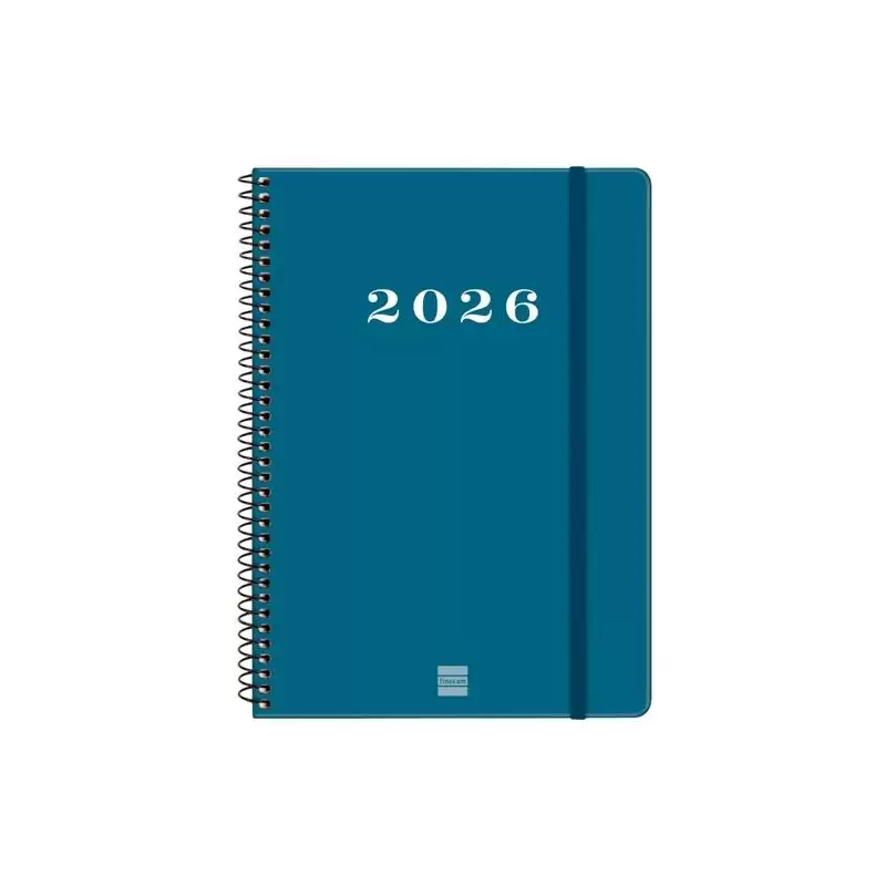 (743501026) FINOCAM AGENDA ESPIRAL MY E10-155X212MM SVH TAPA DURA AZUL 2026