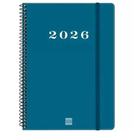 (743501026) FINOCAM AGENDA ESPIRAL MY E10-155X212MM SVH TAPA DURA AZUL 2026