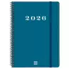 (743501026) FINOCAM AGENDA ESPIRAL MY E10-155X212MM SVH TAPA DURA AZUL 2026