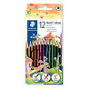 (185 C12) STAEDTLER LÁPIZ NORIS COLOUR WOPEX ECOLÓGICO ESTUCHE DE 12