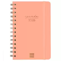 (762000526) FINOCAM AGENDA ESPIRAL ALMA E5-117X181MM SVH TAPA DURA CORAL 2026