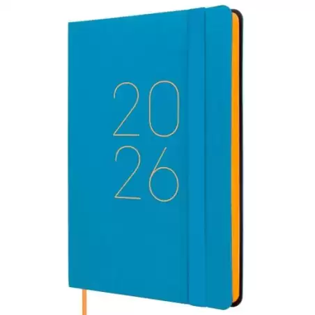 (883321026) FINOCAM AGENDA FLEXI LISA F4-118X168MM SVH TAPA BLANDA AZUL 2026