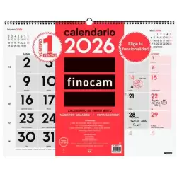 (780020026) FINOCAM CALENDARIO DE PARED MIXTO XL-540X420MM MV NEUTRO 2026