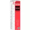 (780180026) FINOCAM CALENDARIO DE PARED PARA ESCRIBIR LARGO L-155X430MM MV NEUTRO 2026