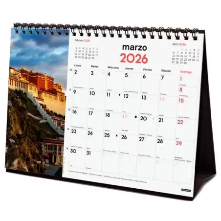 (780324126) FINOCAM CALENDARIO DE SOBREMESA PARA ESCRIBIR S-210X150MM MV IMÁGENES MARAVILLAS DEL MUNDO 2026