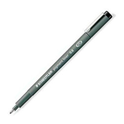 (308 005-9) STAEDTLER ROTULADOR CALIBRADO PIGMENT LINER 0.05MM NEGRO
